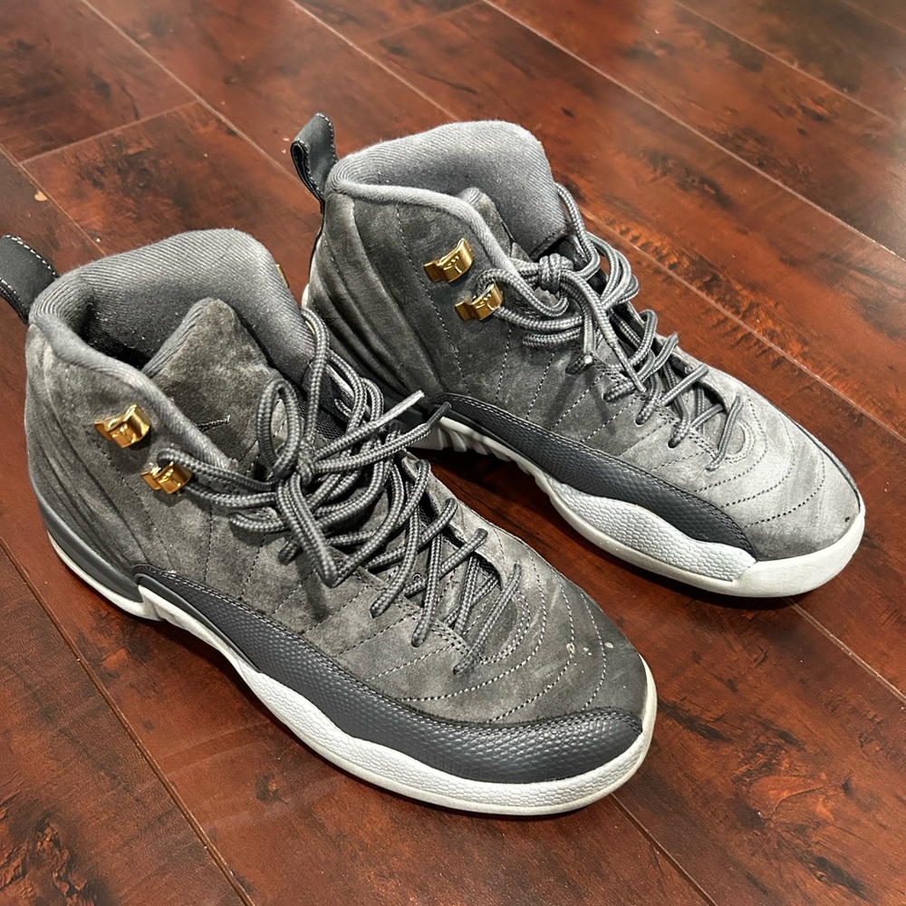 Grey 12 Retro Jordans